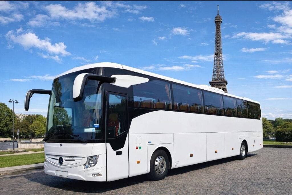 Coach rental in Paris price city tour bus
